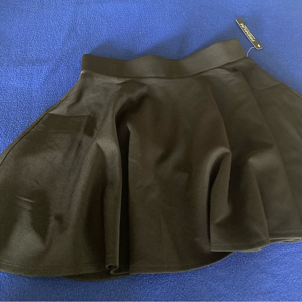 Flare Black Skirt